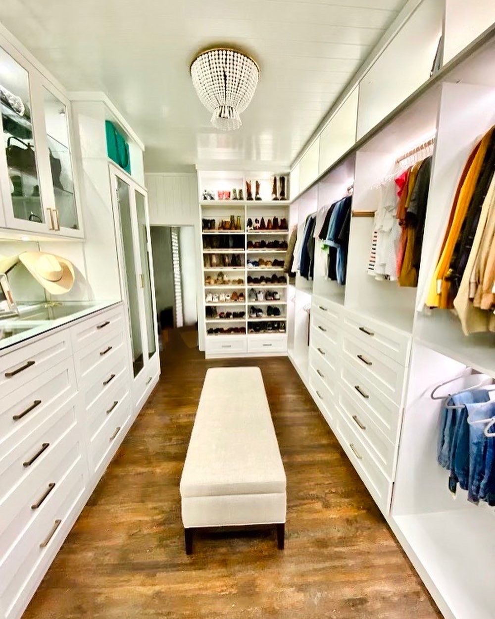 Closet Envy with Solid Wood Doors